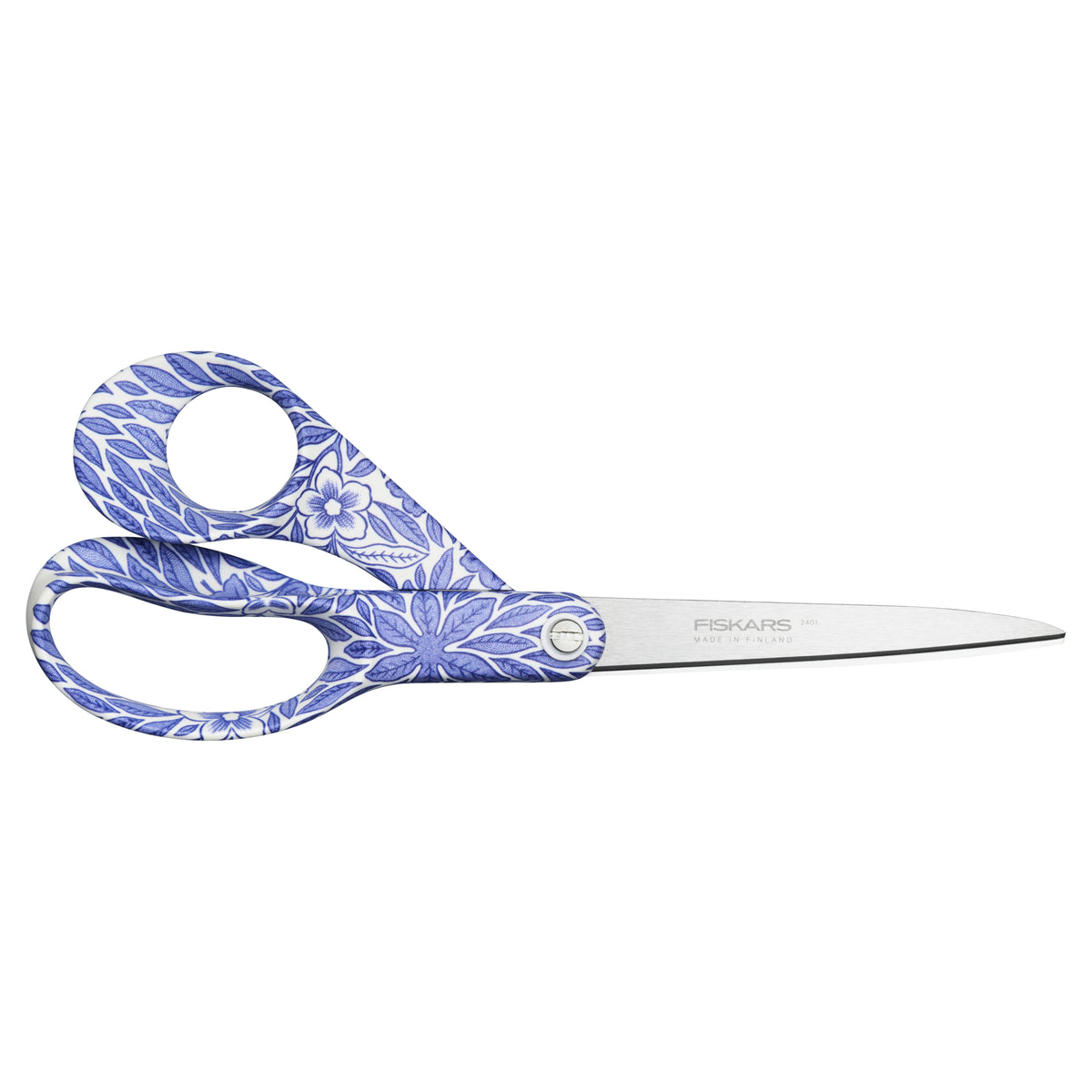 Fiskars 21cm scissors with blue floral Ostindia Floris handles