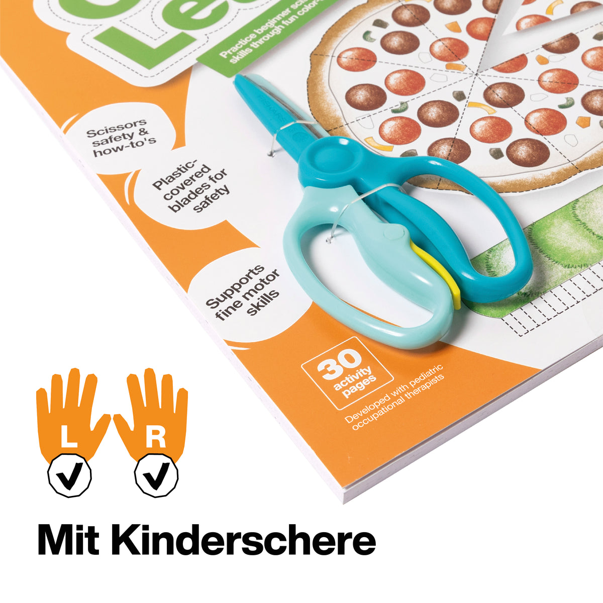 Fiskars training kids scissors with activity book
