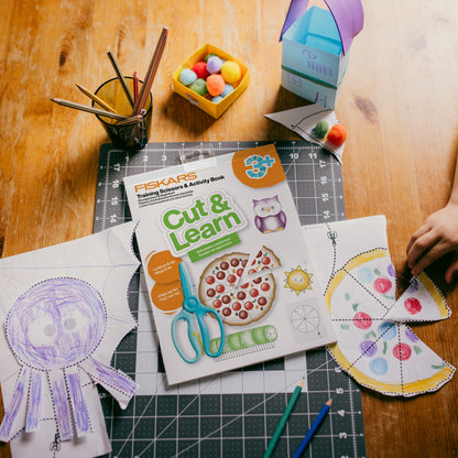 Fiskars training kids scissors with activity book