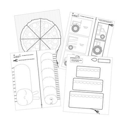 Fiskars training kids scissors with activity book