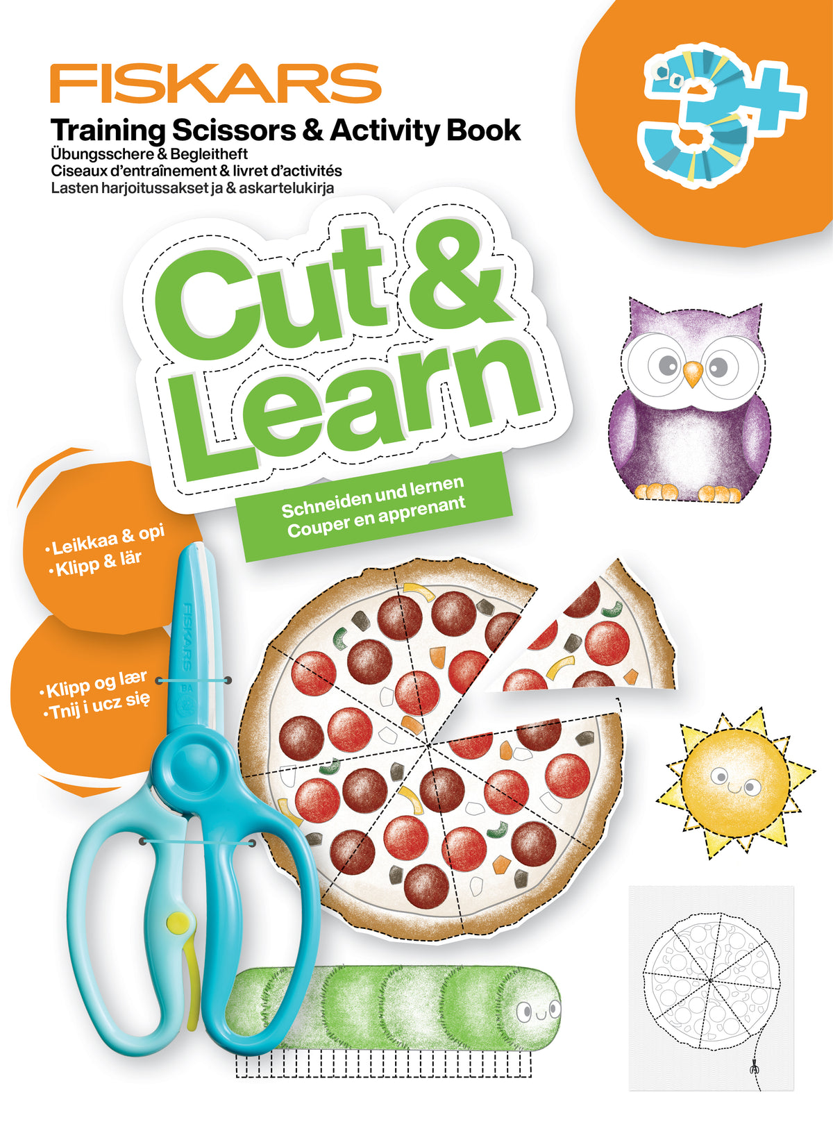 Fiskars training kids scissors with activity book