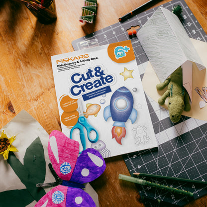 Fiskars kids kids scissors with activity book