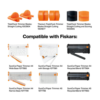 Fiskars SureCut A4 paper trimmer with storage drawer