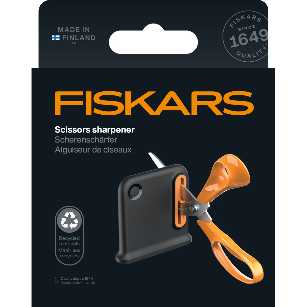 Fiskars scissor sharpener