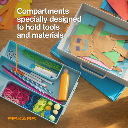 Fiskars kids creating tool box with carry handle