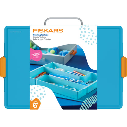 Fiskars kids creating tool box with carry handle