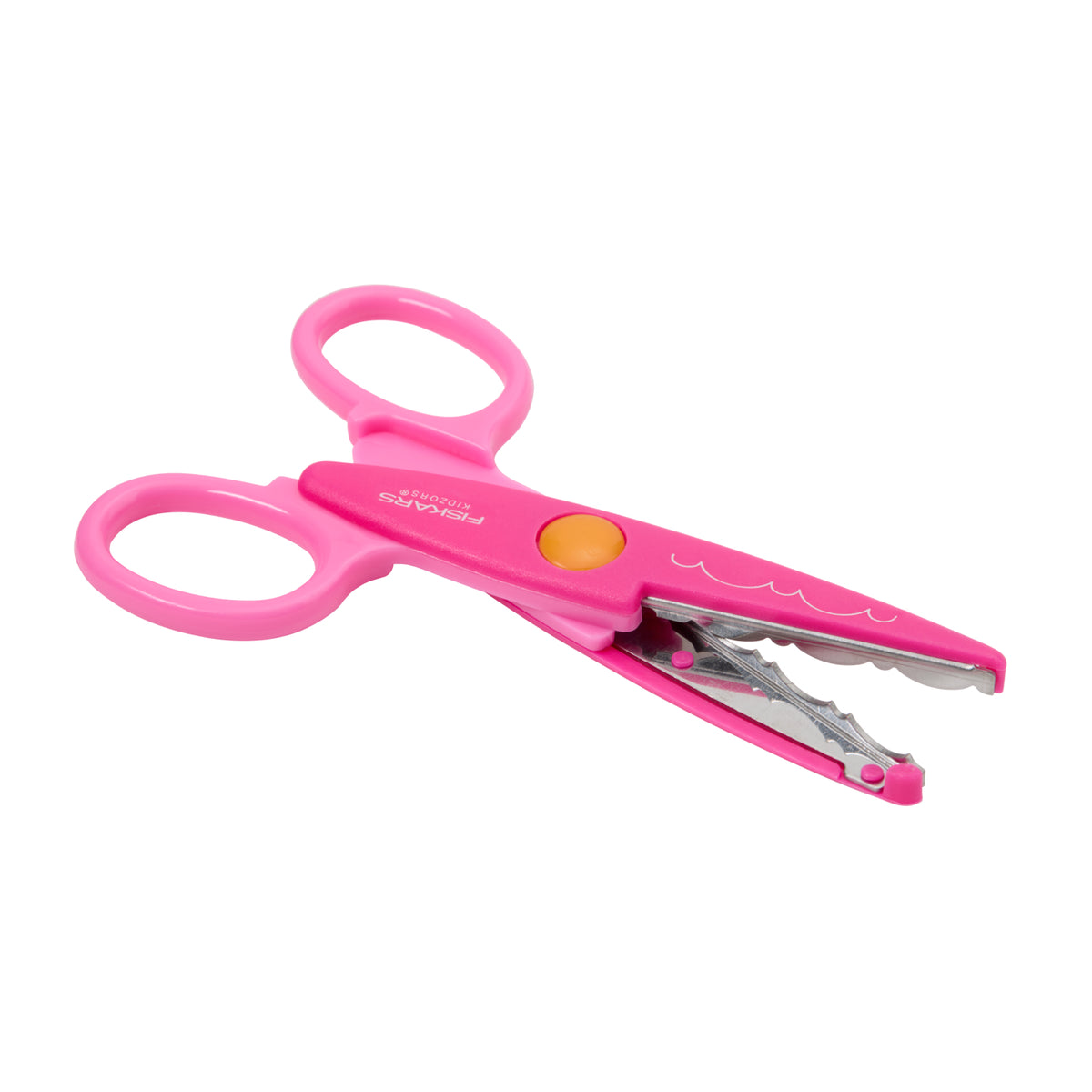 Three Fiskars Kidzors decorative edge scissors