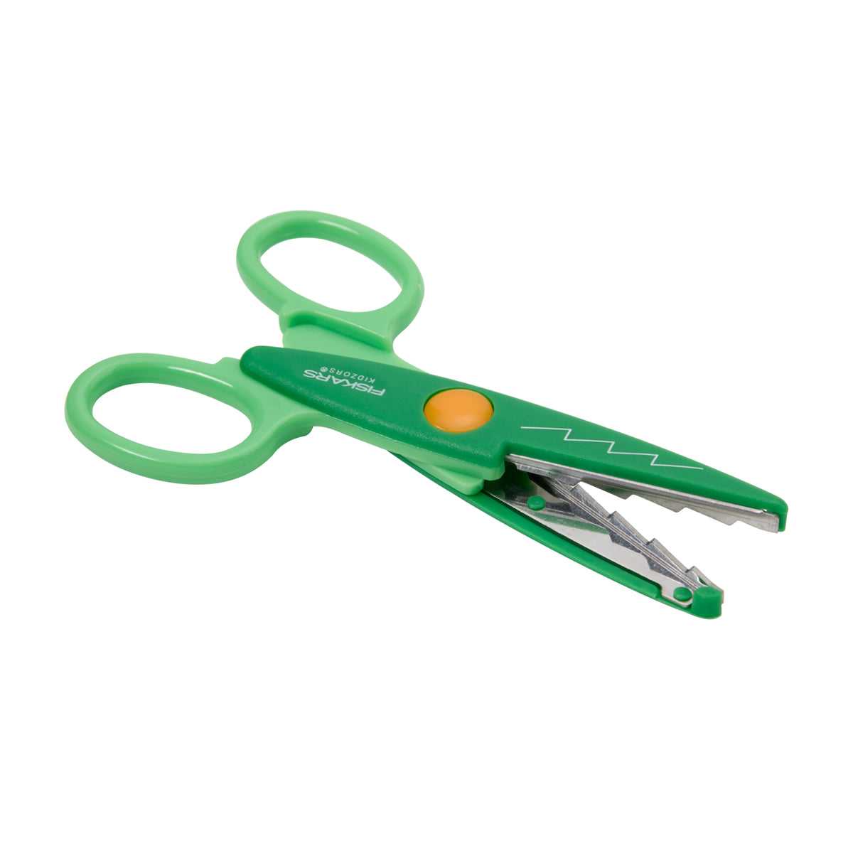 Three Fiskars Kidzors decorative edge scissors