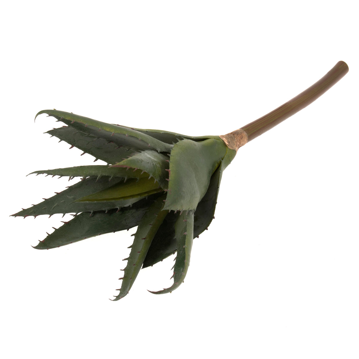 Artificial green aloe succulent