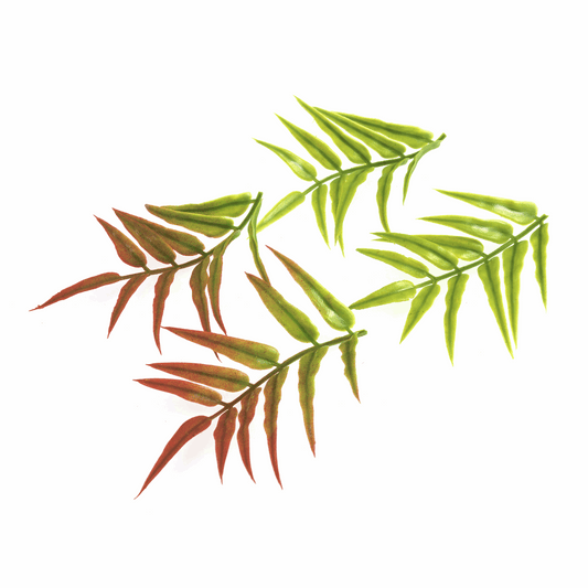 Artificial Small Fern Leaves - 6.5cm (Pack of 4)