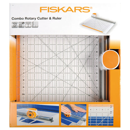 Fiskars square rotary cutter and ruler combo