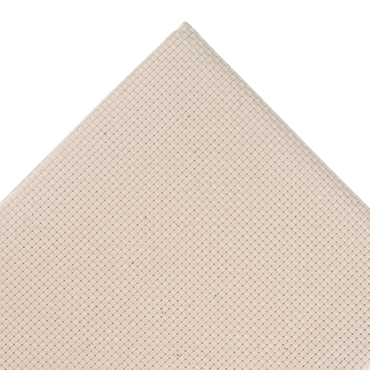 Bolt of cream 9 count punch needle fabric