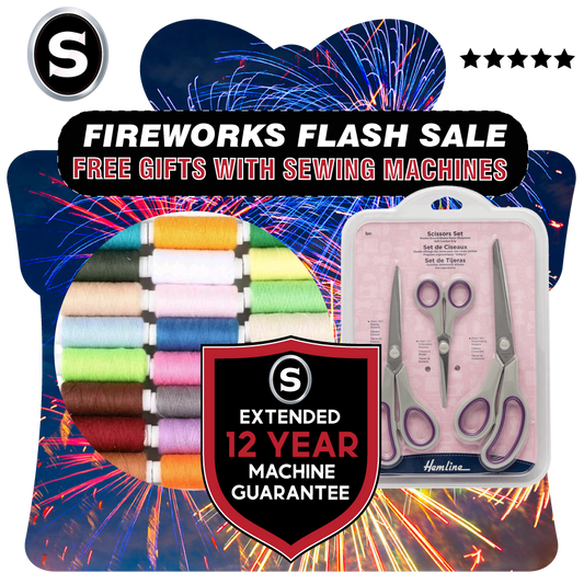 Free Gifts - Extended 12 year guarantee + Sewing Gift Set