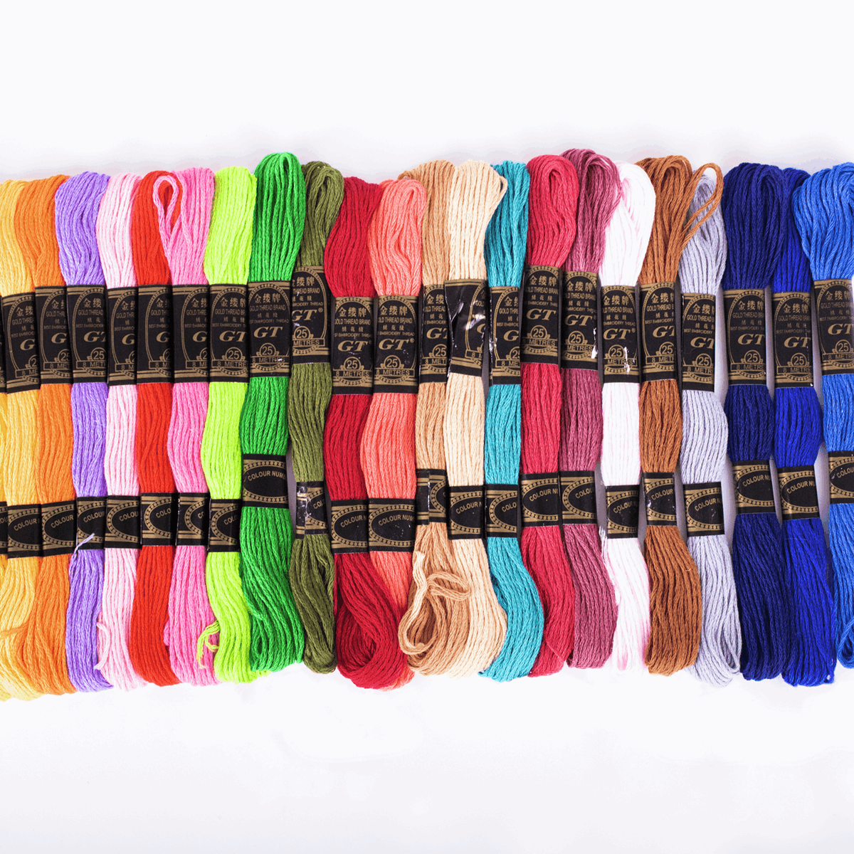 Embroidery Floss - Assorted Pack of 36 Skeins
