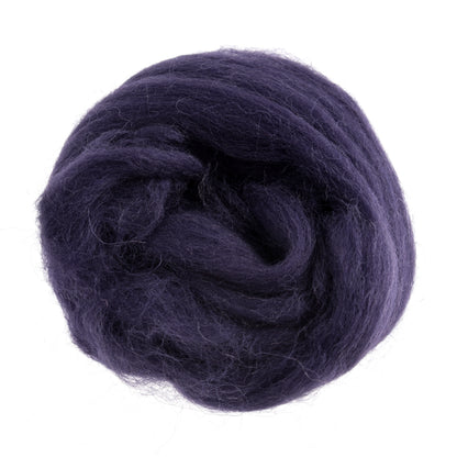 10g bundle of plum wool roving