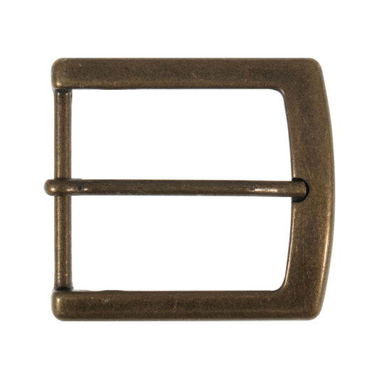 Antique gold rectangular jeans belt buckle