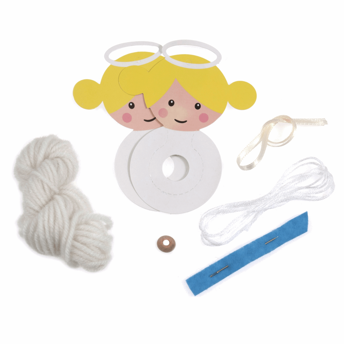 Trimits Pom Pom Decoration Kit - Christmas Angel