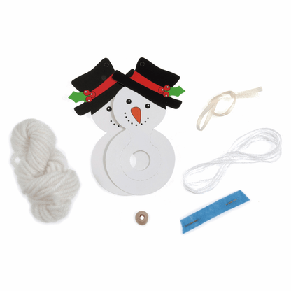 Trimits Pom Pom Decoration Kit - Christmas Snowman