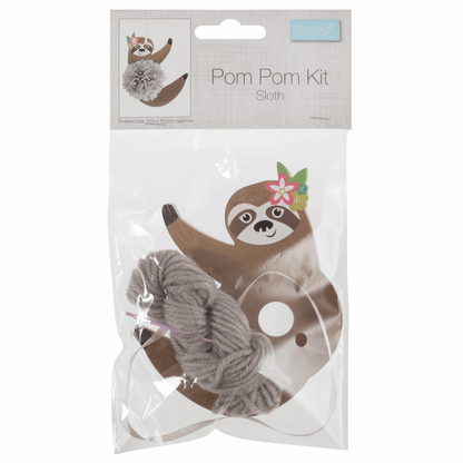 Trimits Pom Pom Decoration Kit - Sloth