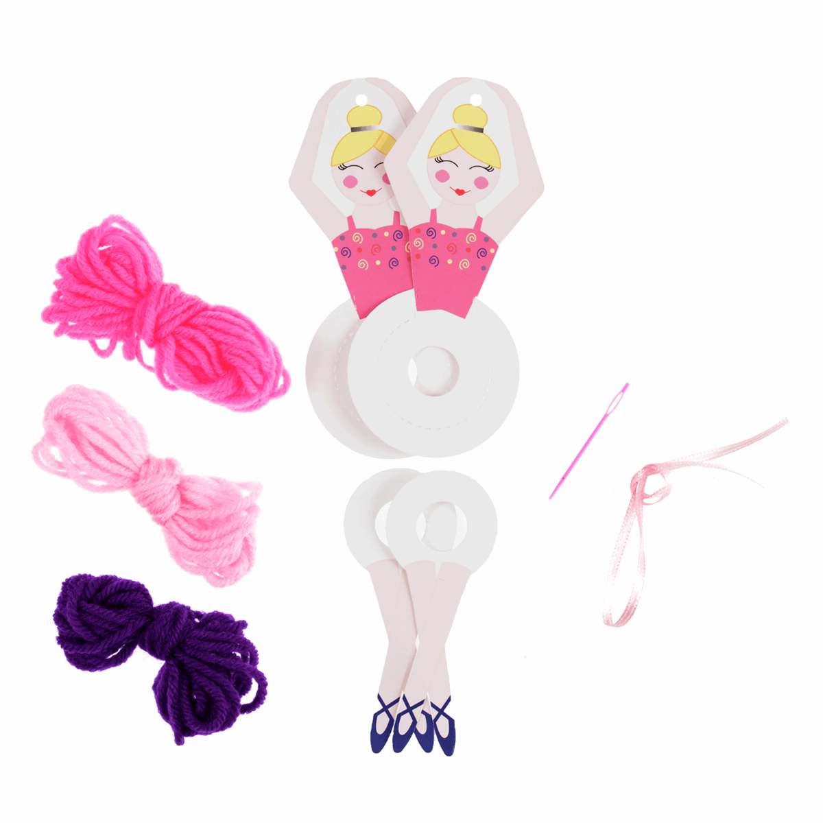 Trimits Christmas Sugar Plum Fairy Pom Pom Decoration Kit