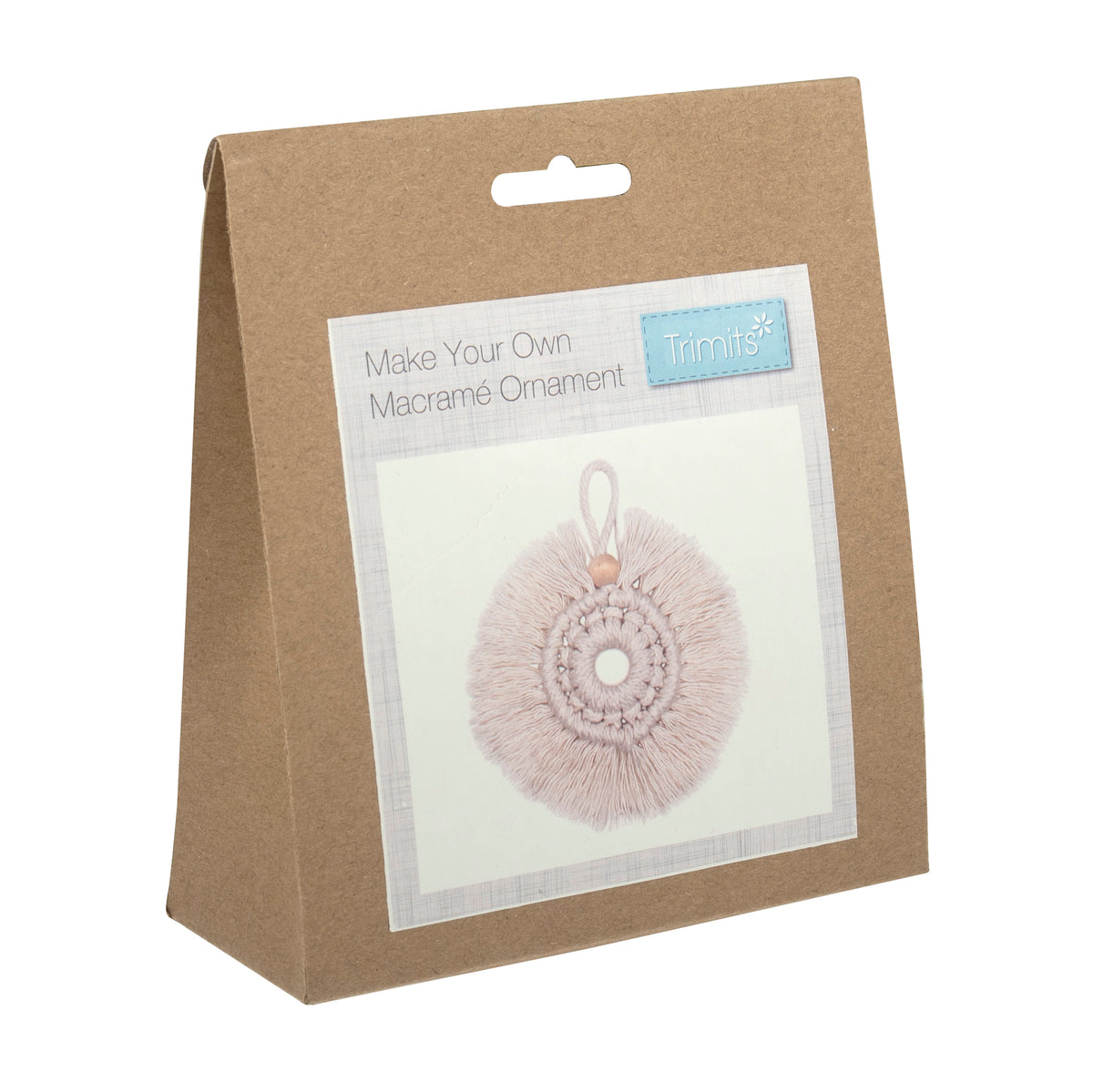 Trimits Macrame Kit - Decoration - Wreath - Natural