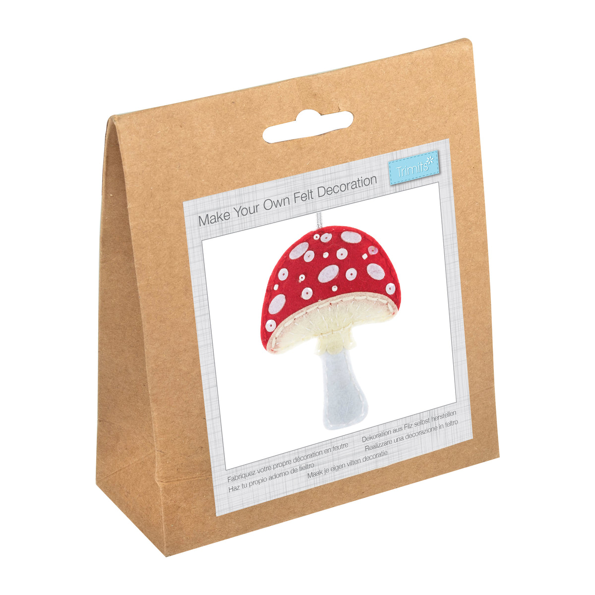 Trimits Felt Decoration Kit - Toadstool