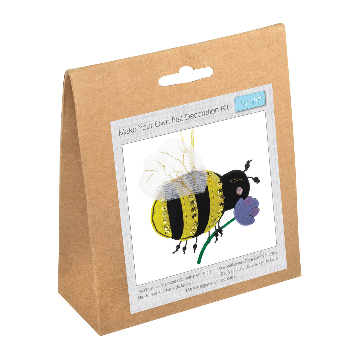 Trimits Felt Decoration Kit - Bee