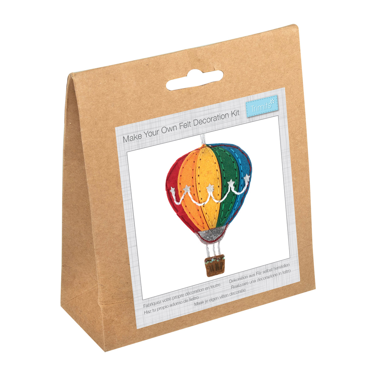 Trimits Felt Decoration Kit - Hot Air Balloon
