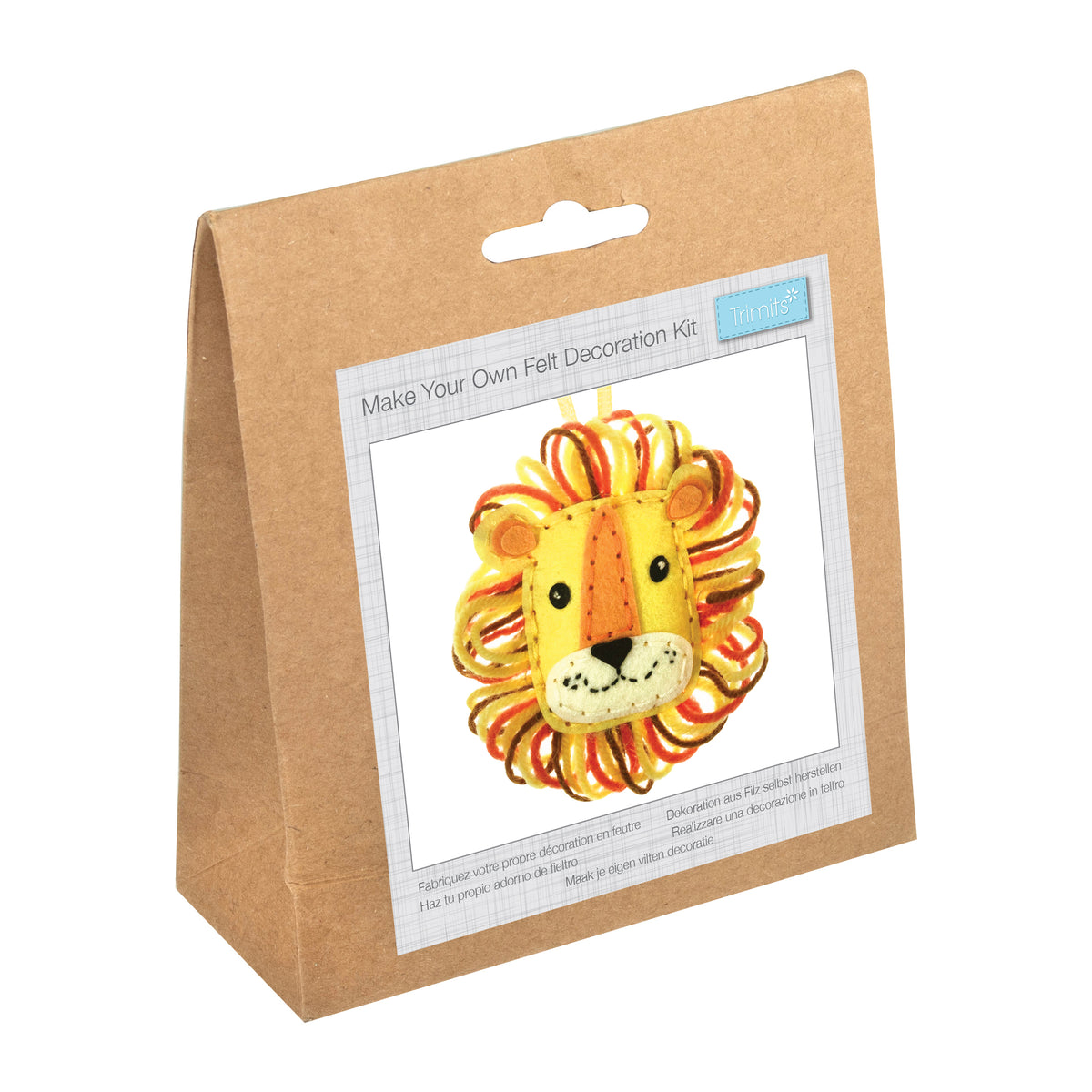 Trimits Felt Decoration Kit - Lion