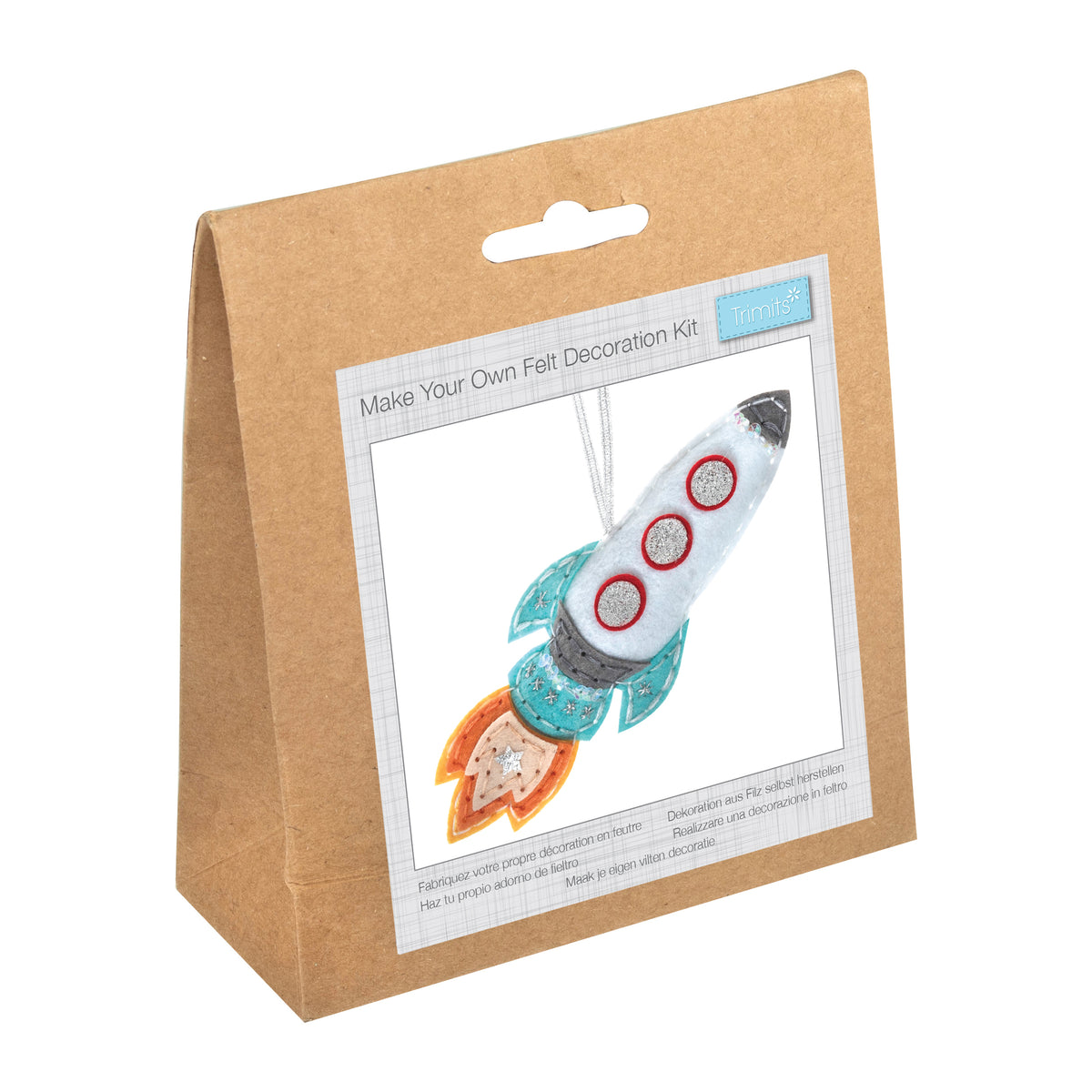 Trimits Felt Decoration Kit - Rocket