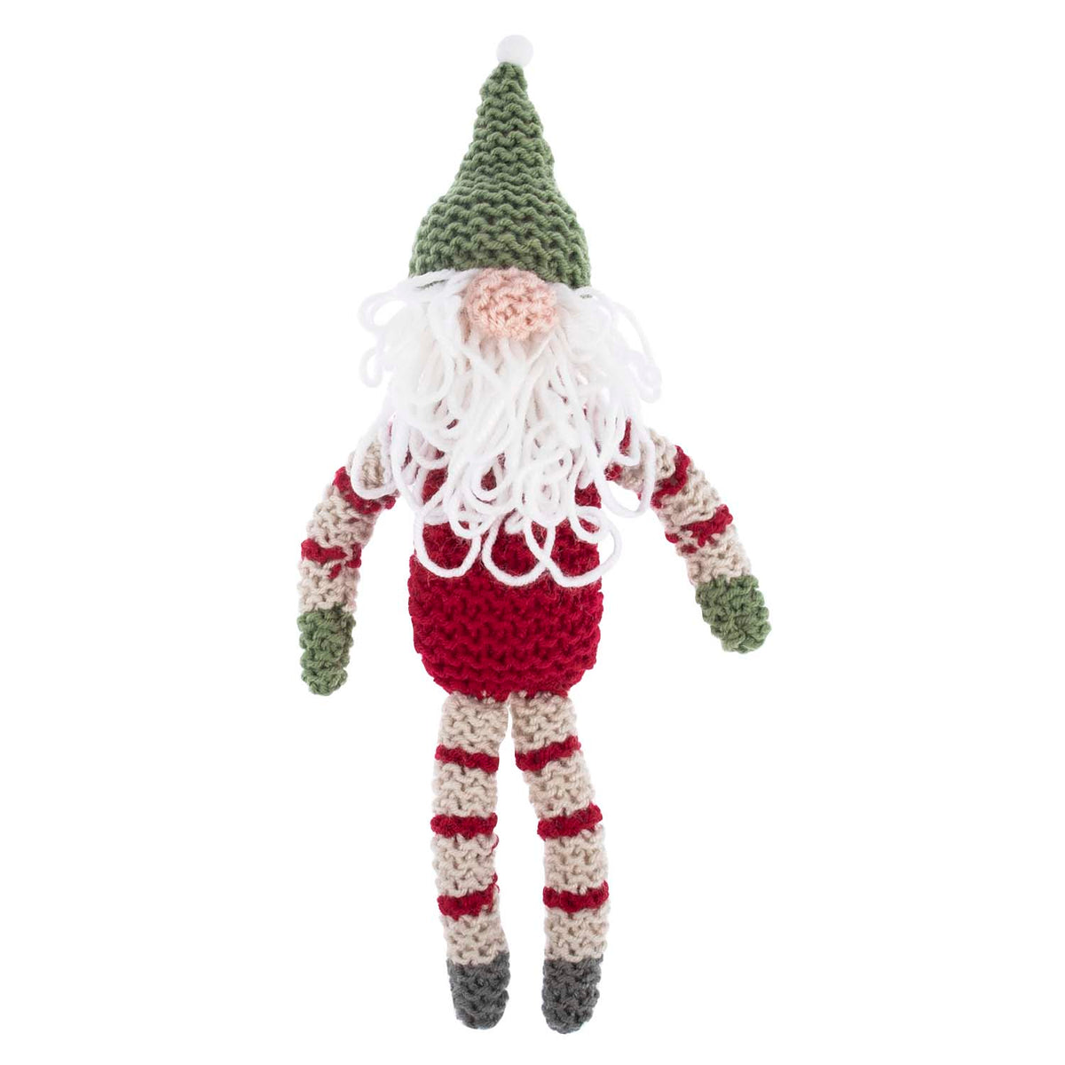 Trimits Christmas gonk knitting kit with finished gonk