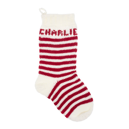 Trimits knitted Christmas stocking kit with yarn and needles