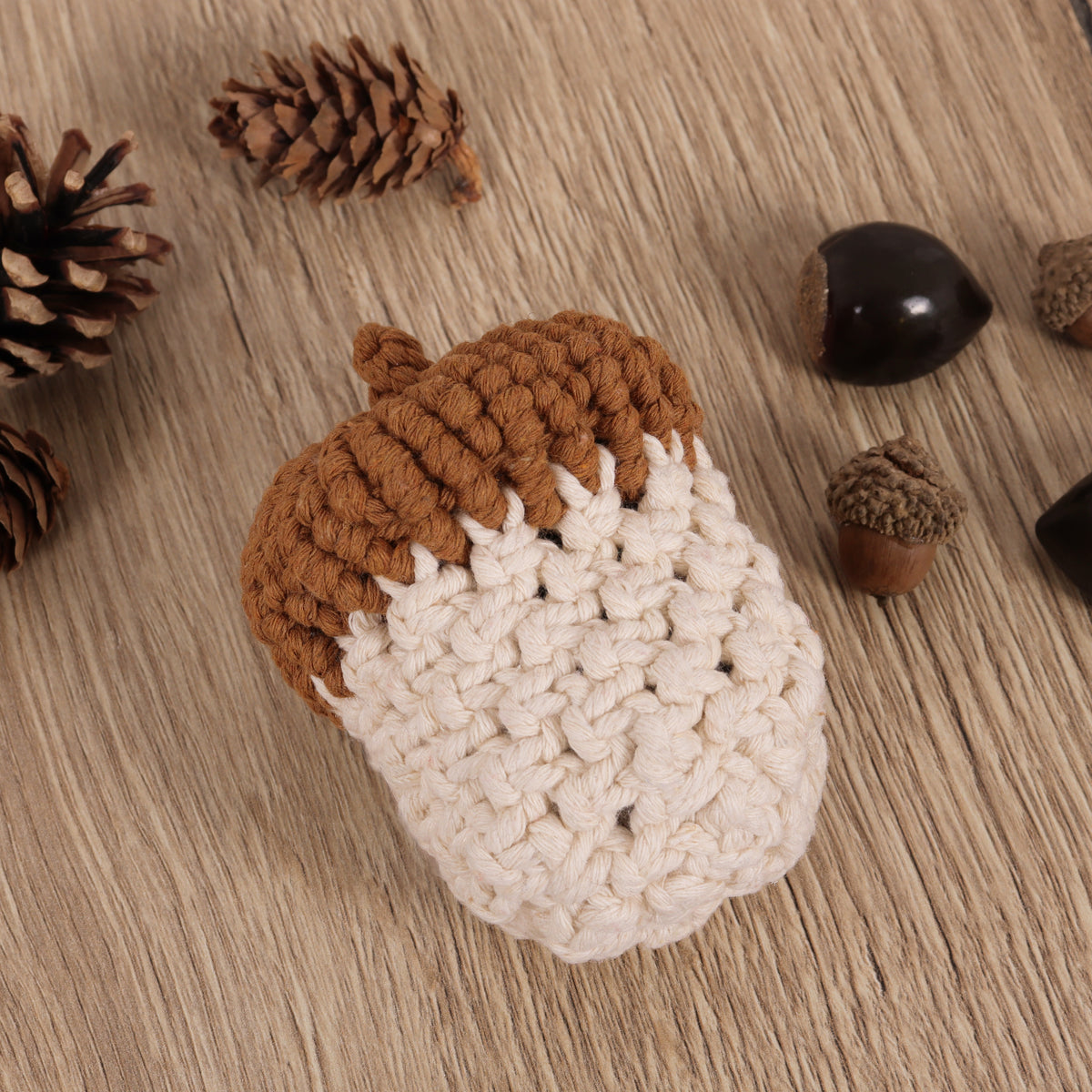 Macrame acorn decoration