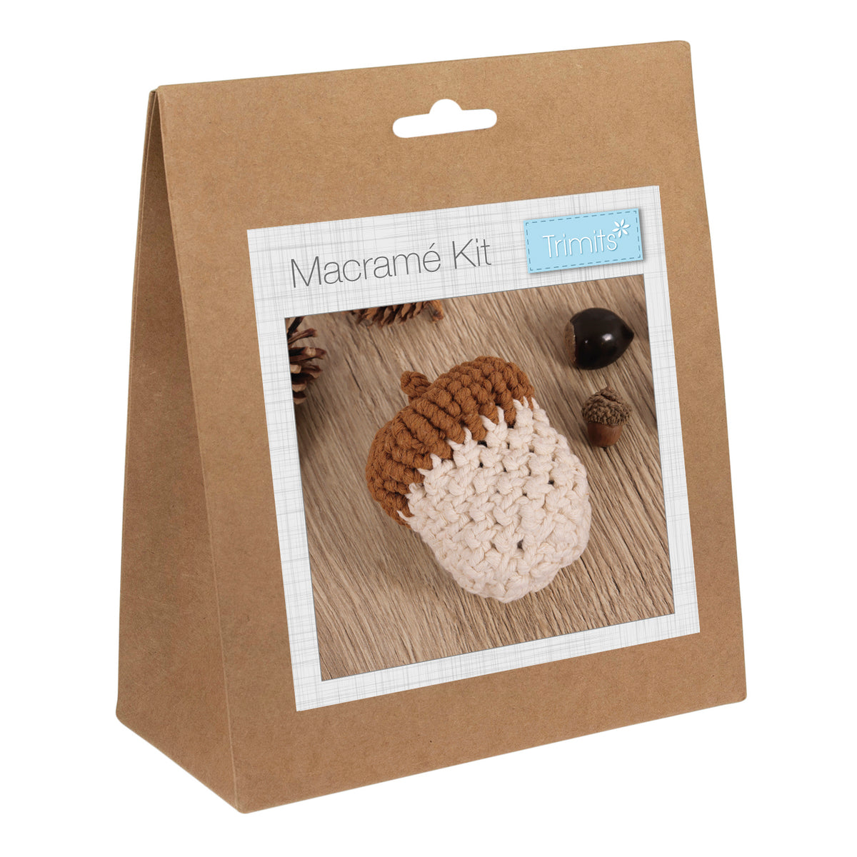 Macrame acorn decoration