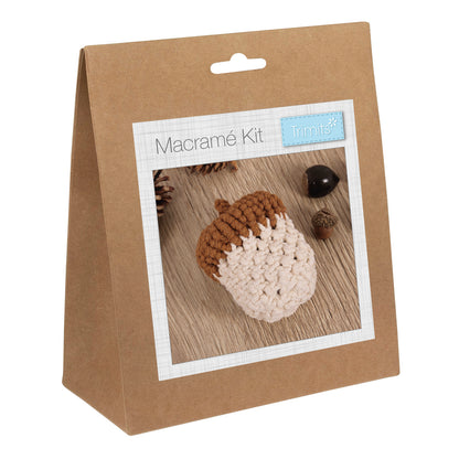 Macrame acorn decoration