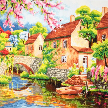Finished home counted cross stitch design