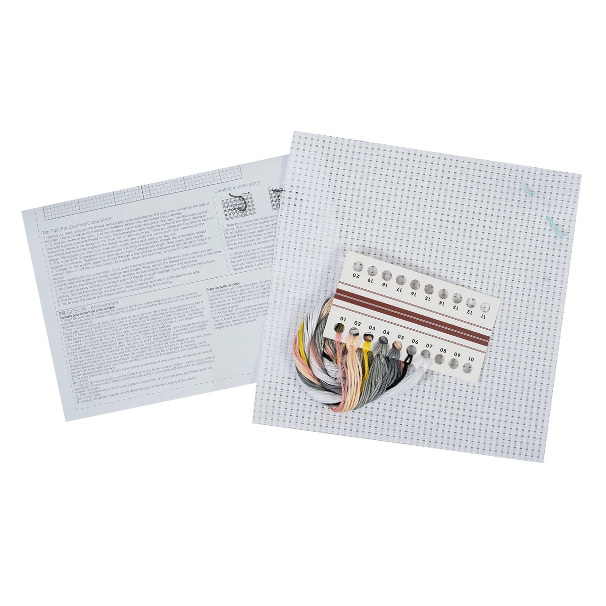 Trimits Elephant cross stitch kit packaging showing the finished design