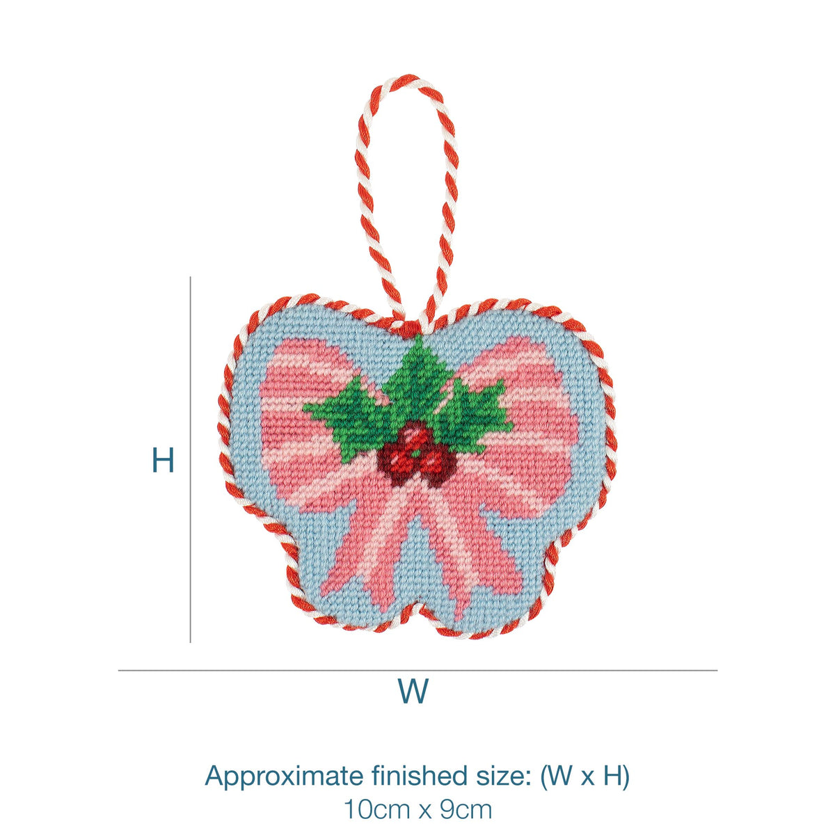 Trimits Christmas bow tapestry decoration kit