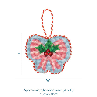Trimits Christmas bow tapestry decoration kit