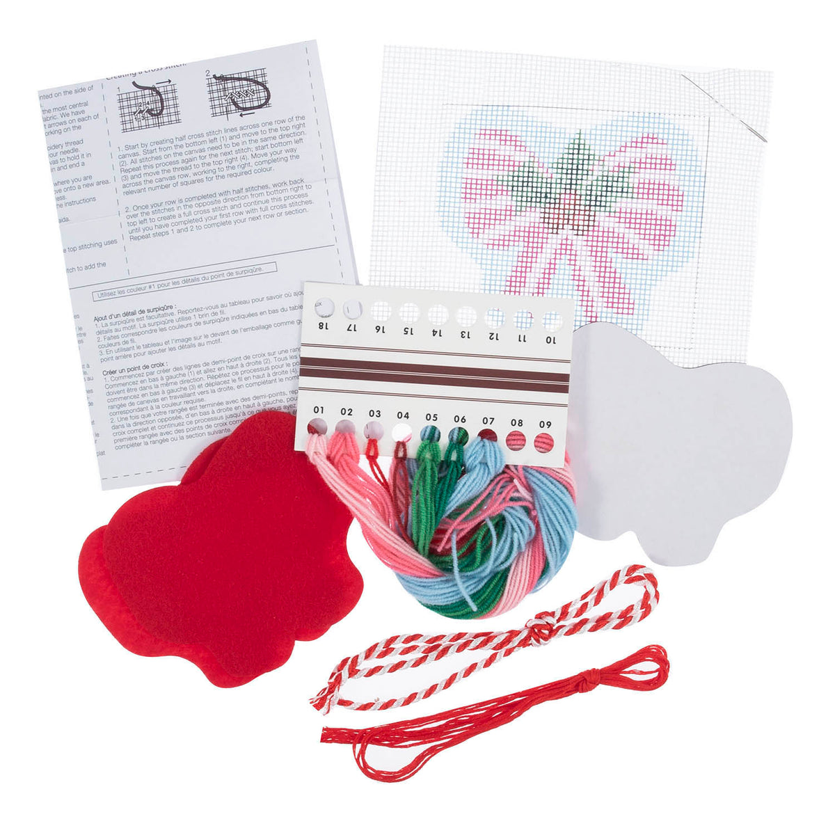 Trimits Christmas bow tapestry decoration kit