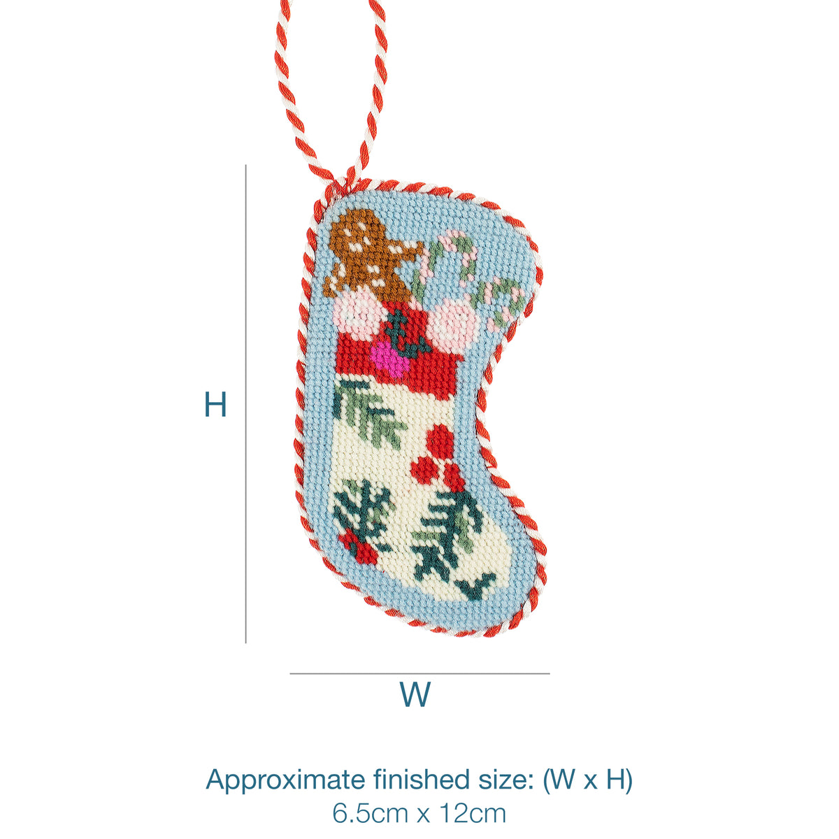 Trimits Christmas stocking tapestry decoration kit