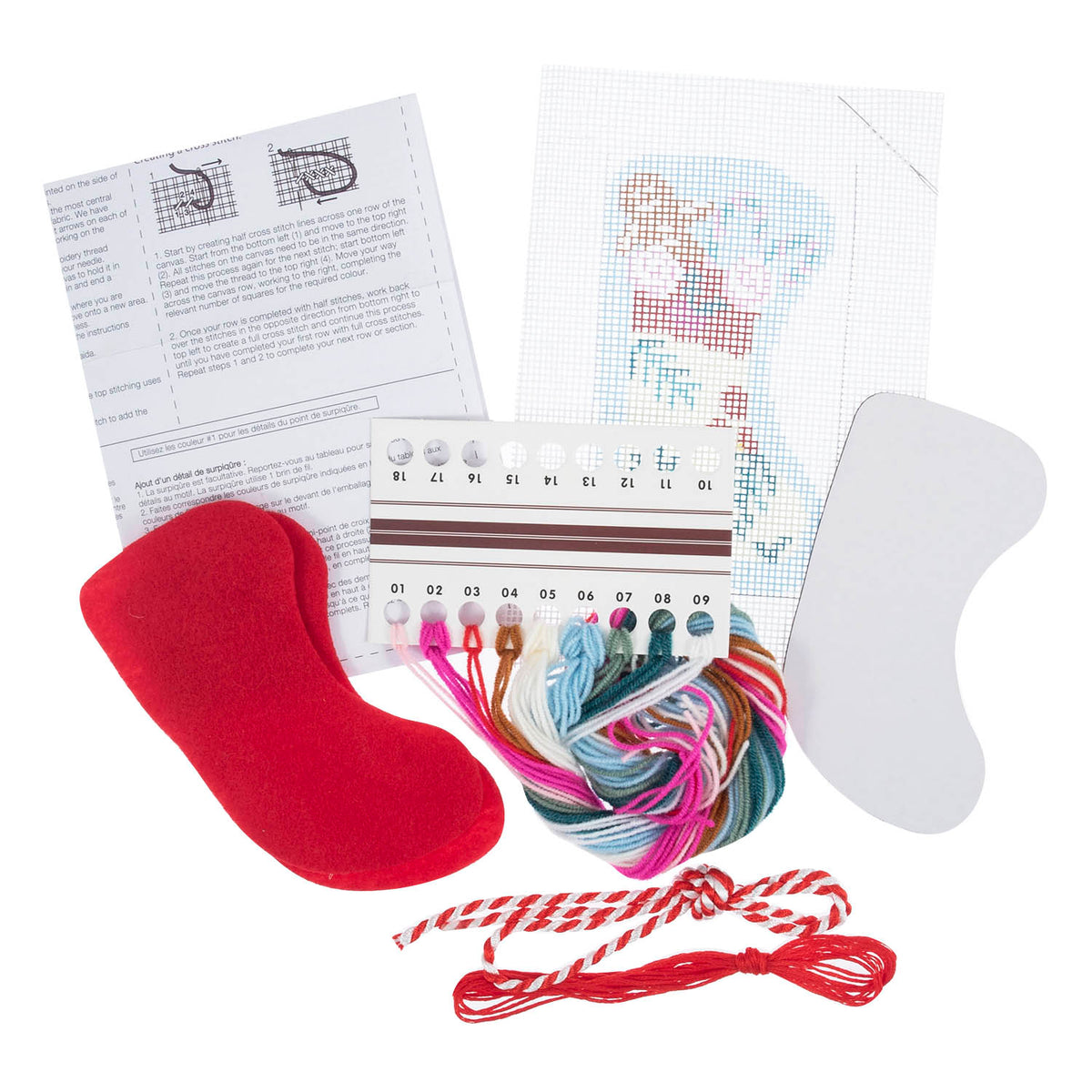 Trimits Christmas stocking tapestry decoration kit