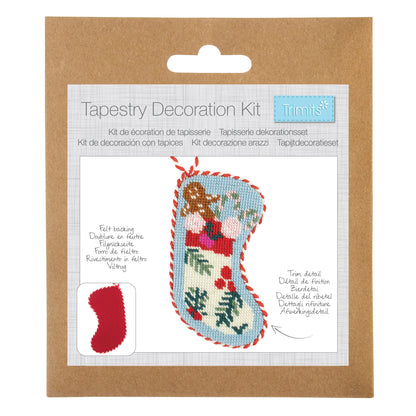 Trimits Christmas stocking tapestry decoration kit