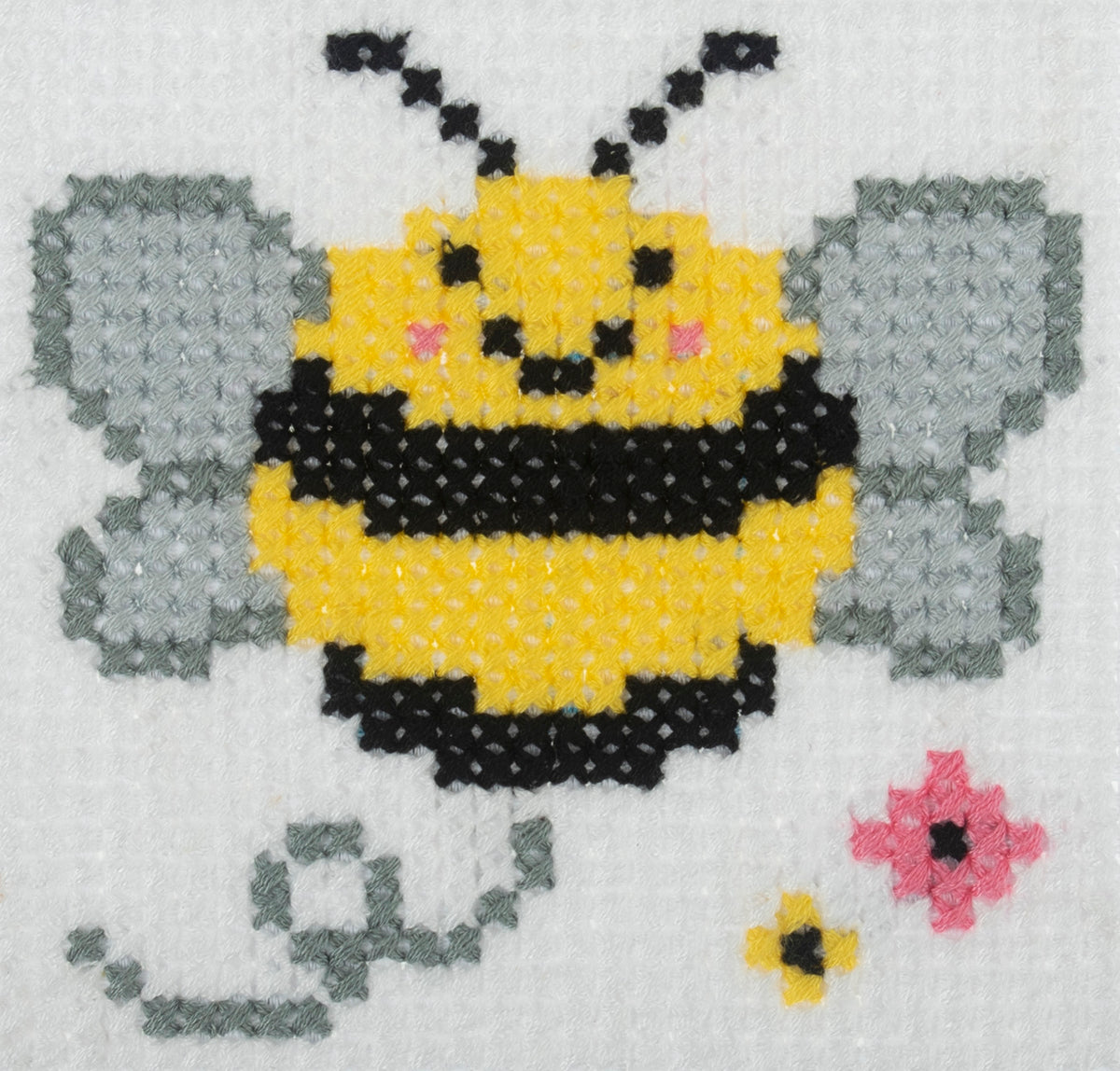 Bee counted cross stitch kit