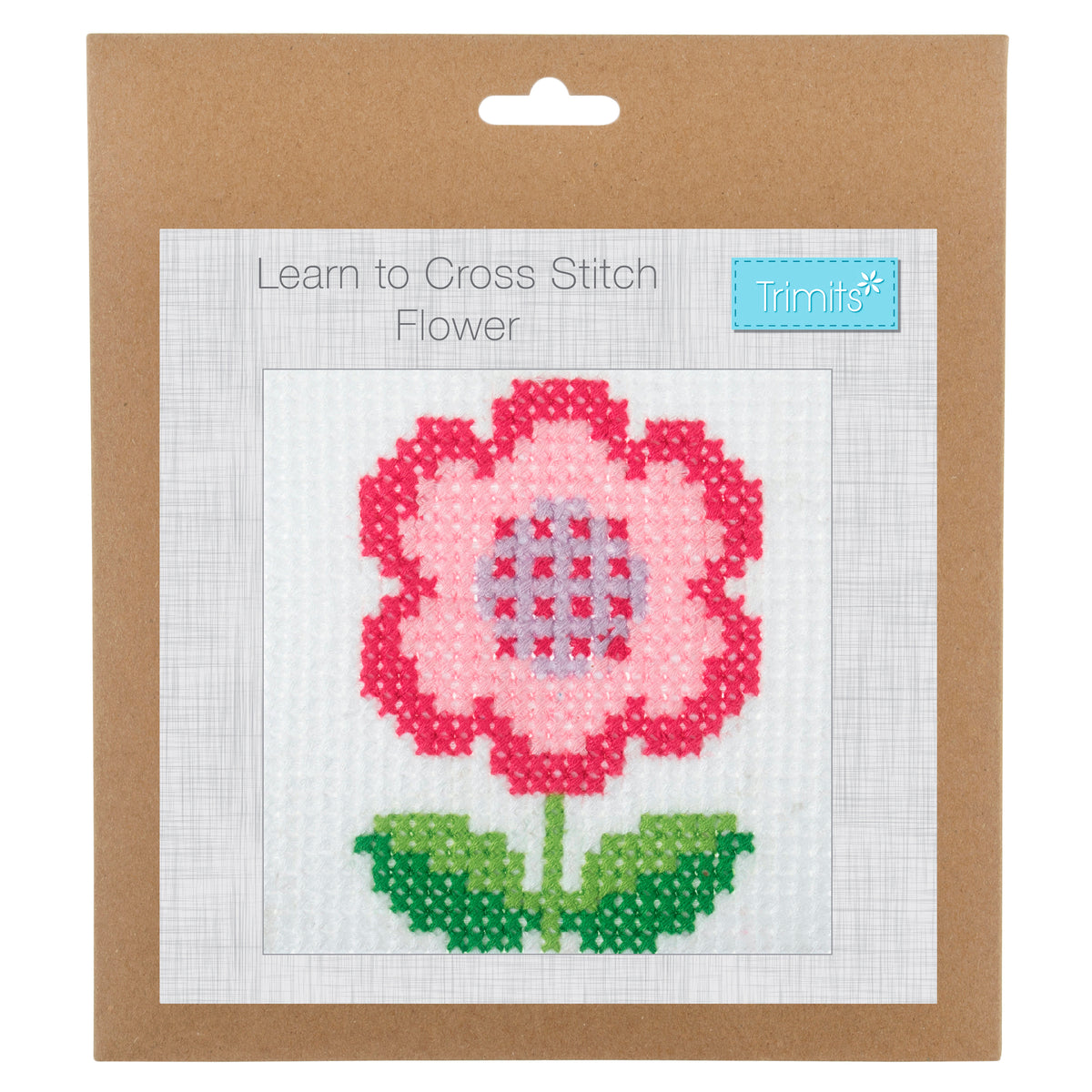 Trimits Counted Cross Stitch Kit - Flower