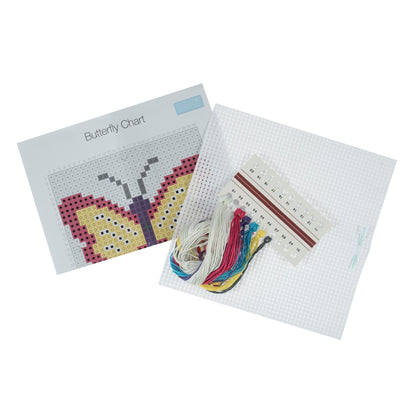 Butterfly counted cross stitch kit