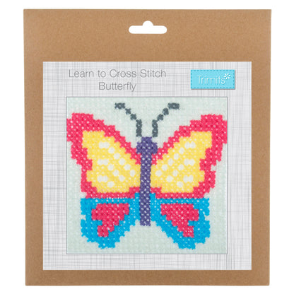 Butterfly counted cross stitch kit