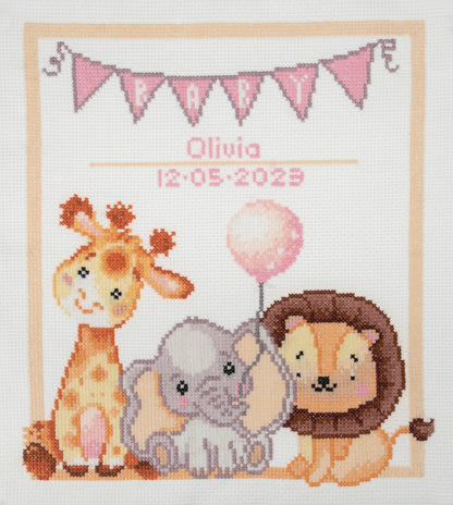 Baby design counted cross stitch kit