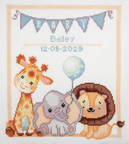 Baby design counted cross stitch kit