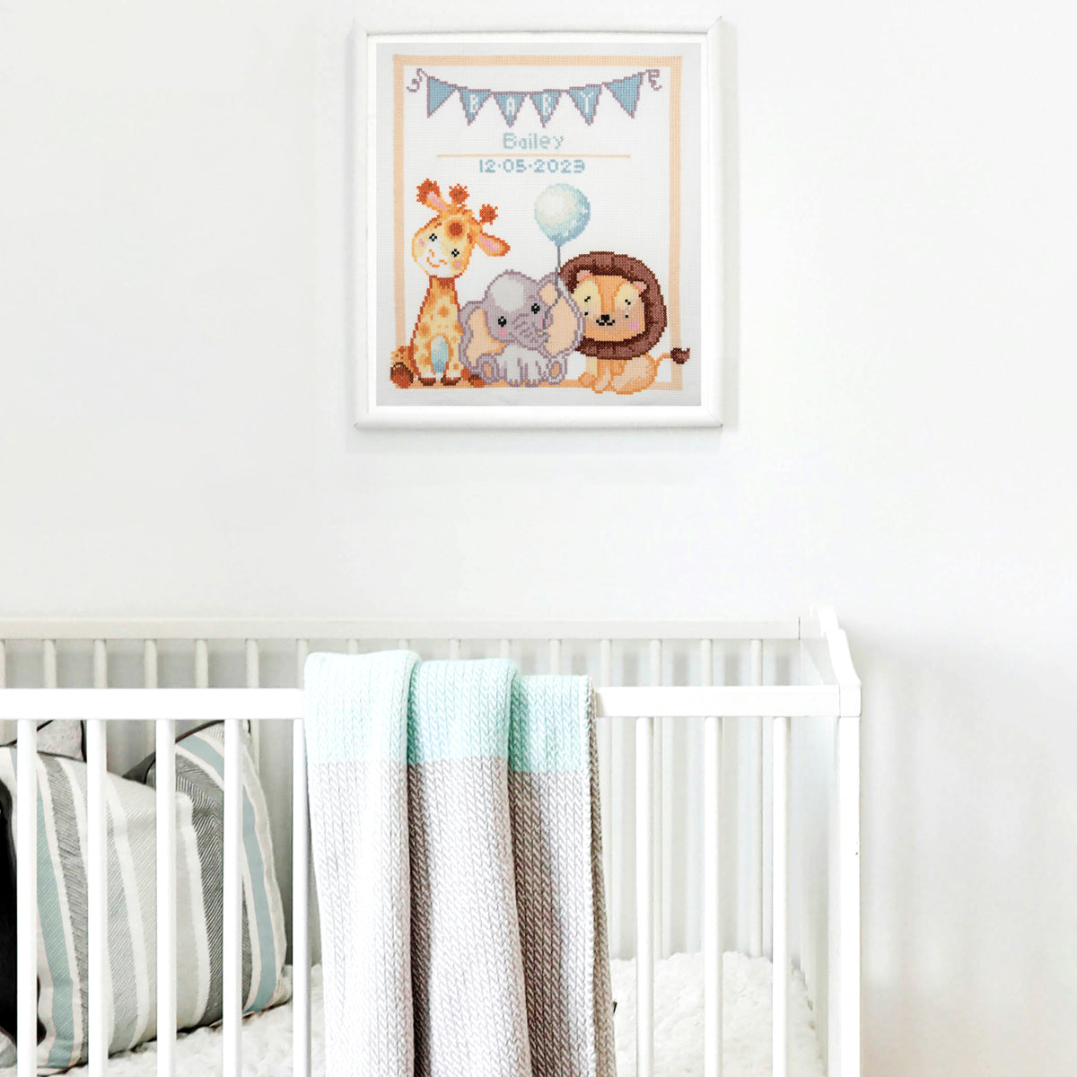 Baby design counted cross stitch kit